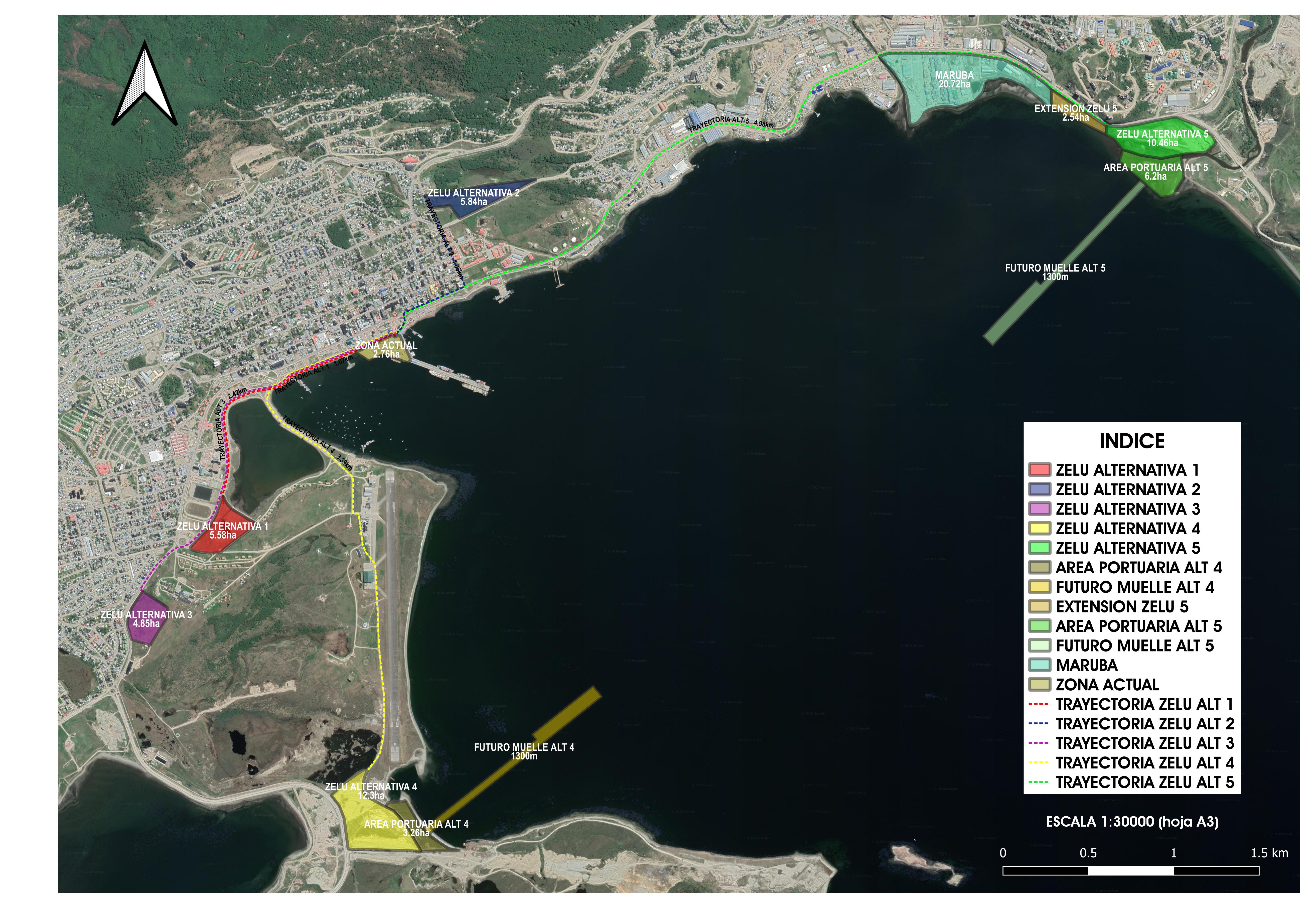 Plan maestro de Logística Portuaria Costera, Área de Ushuaia